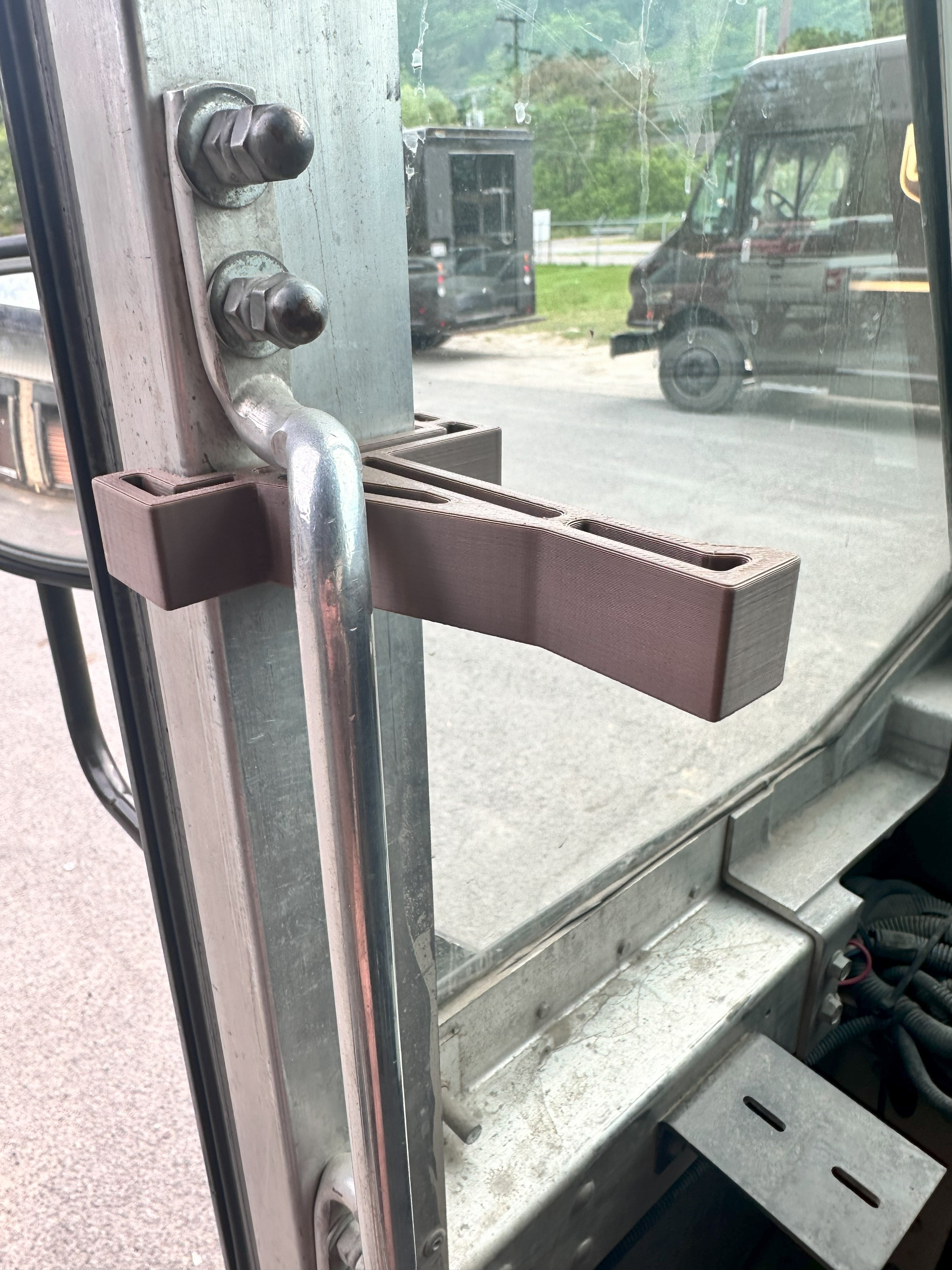 UPS Truck Seatbelt Hook 3d model