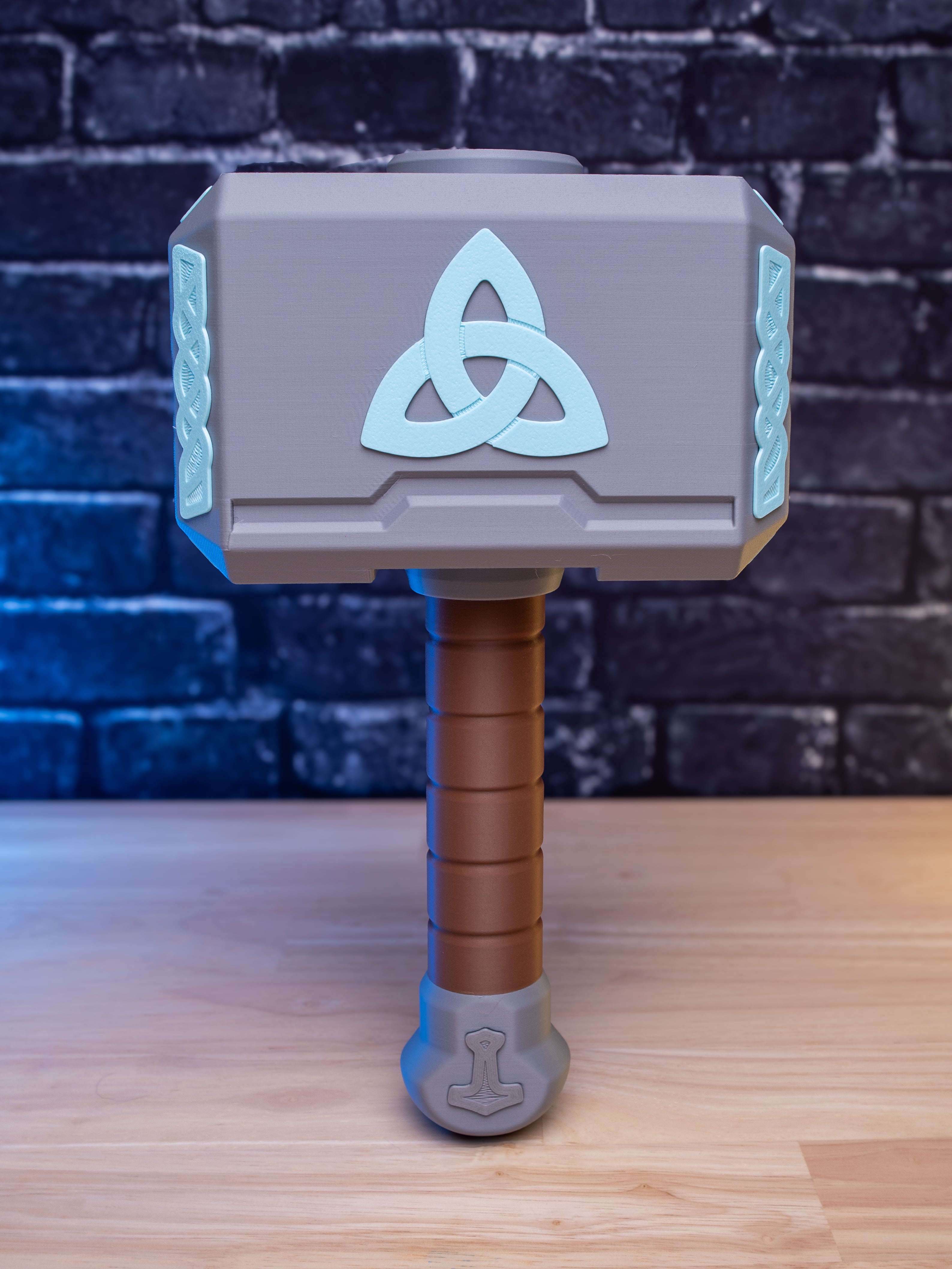Chunky Mjolnir - Hammer Prop Kit | No Supports, No AMS, No Glue 3d model