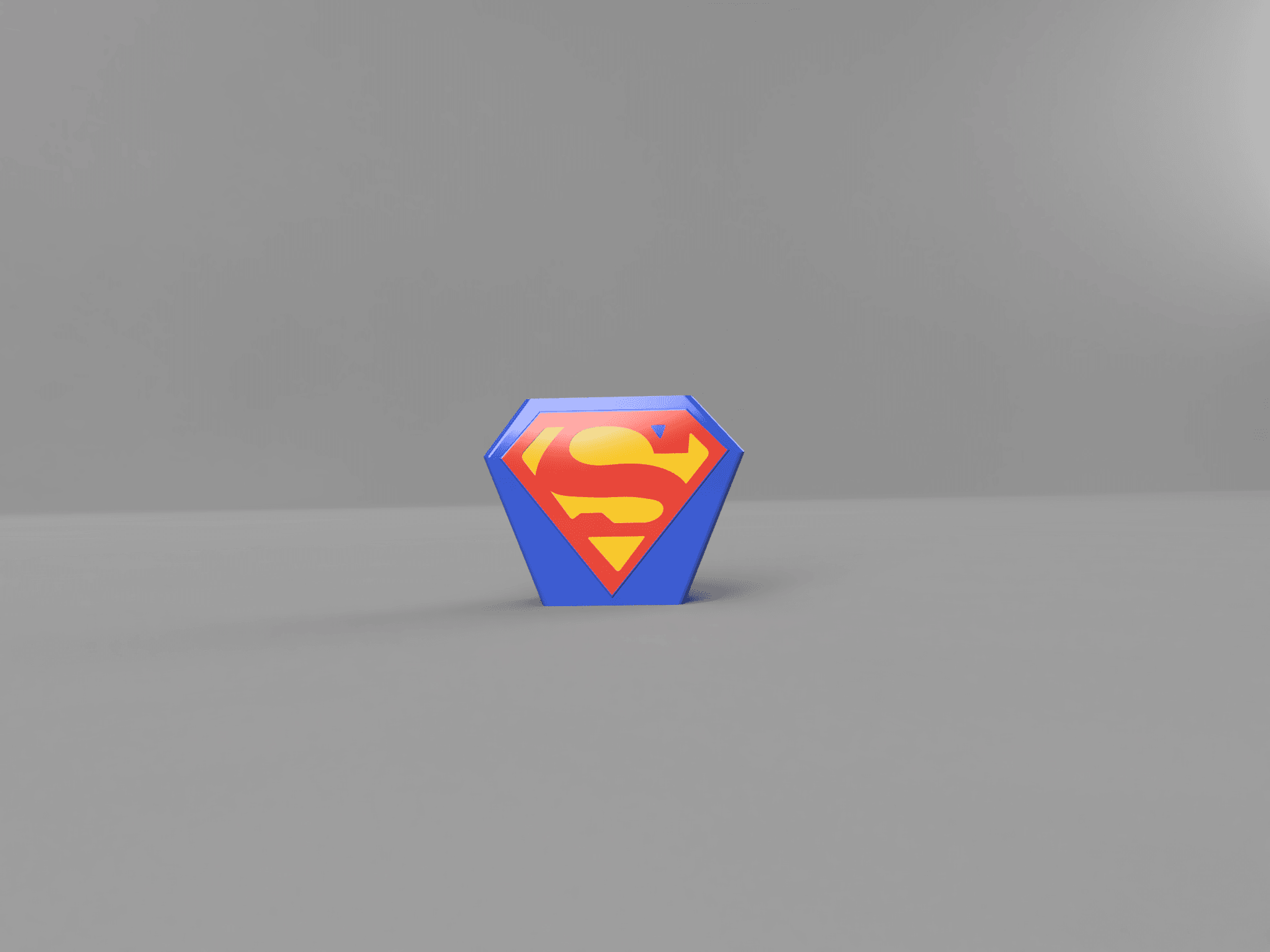 SUPER MAN PEN HOLDER.stl 3d model