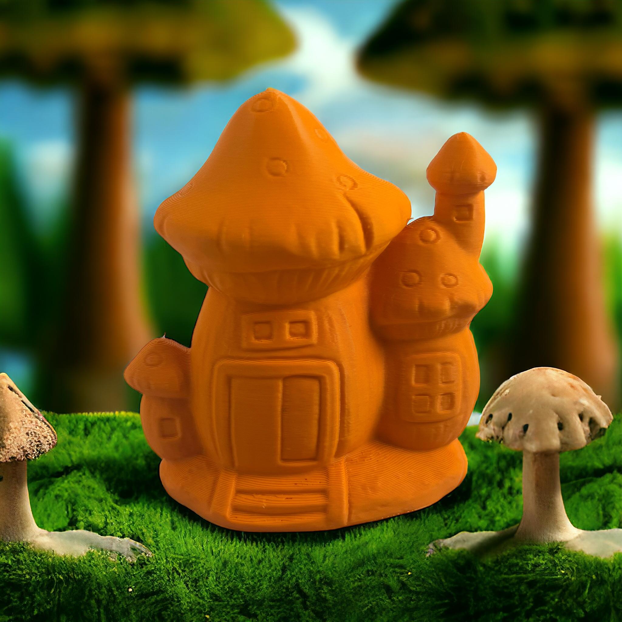 Mushroom house 3d model