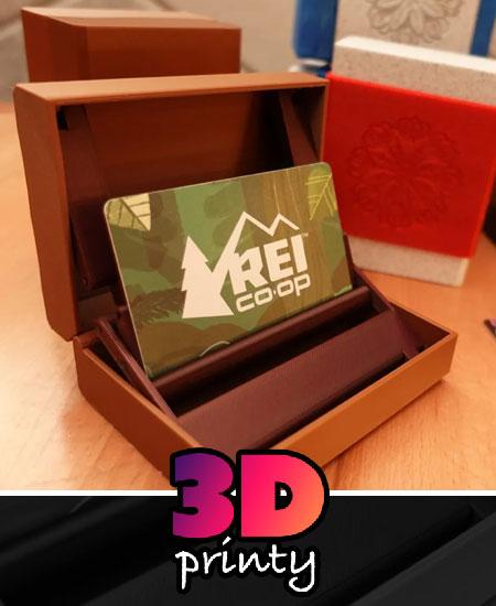 Pop-up Gift Card Box 3d model