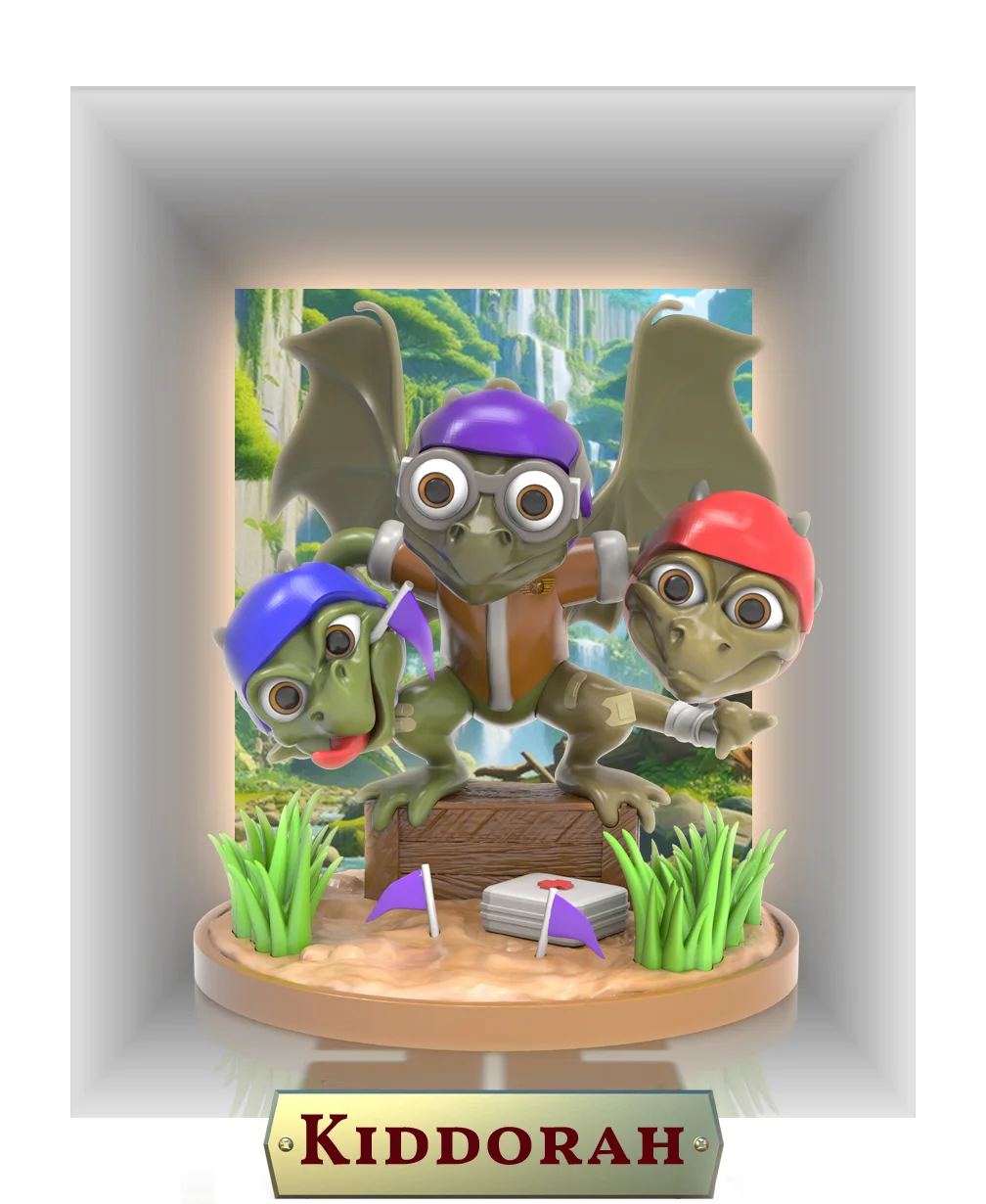 Kiddorah 3d model