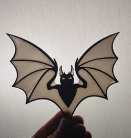 Halloween Window Bat 3d model