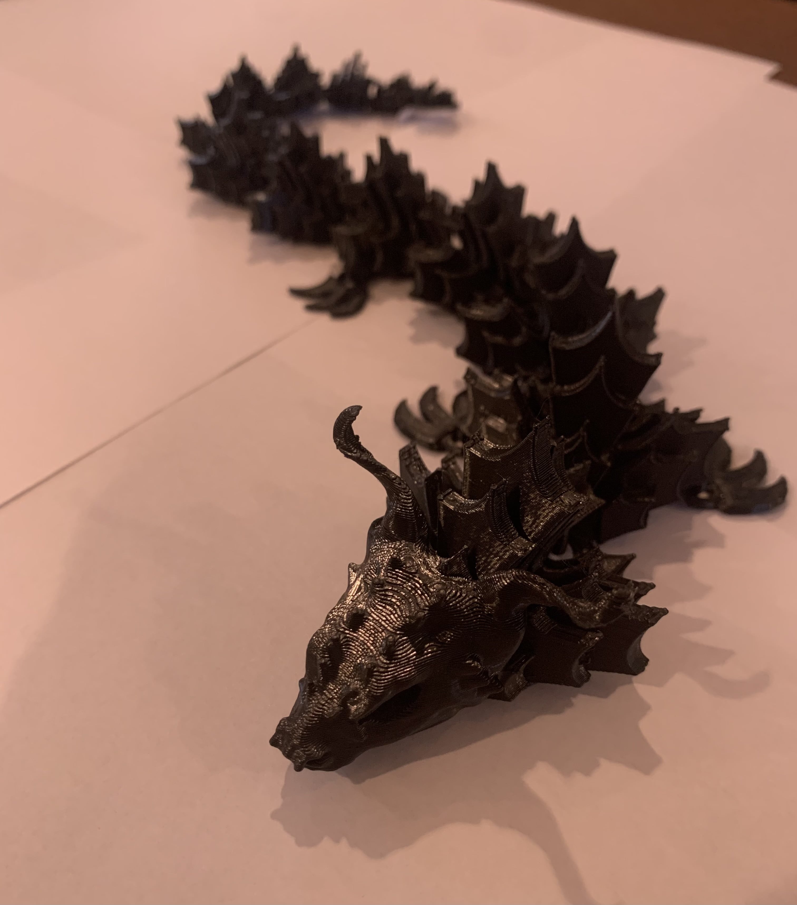 Articulated maple leaf dragon 3d model