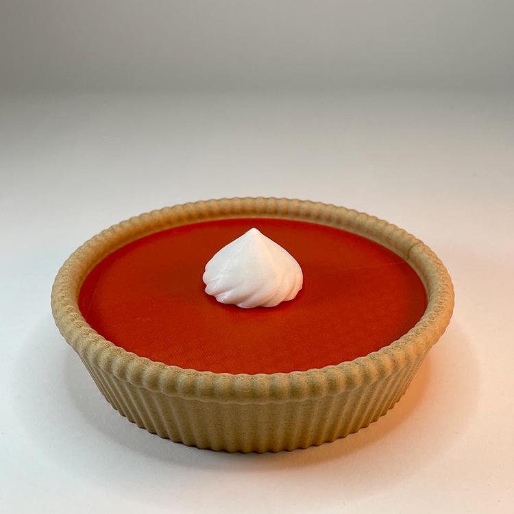 Pumpkin Pie Box 3d model