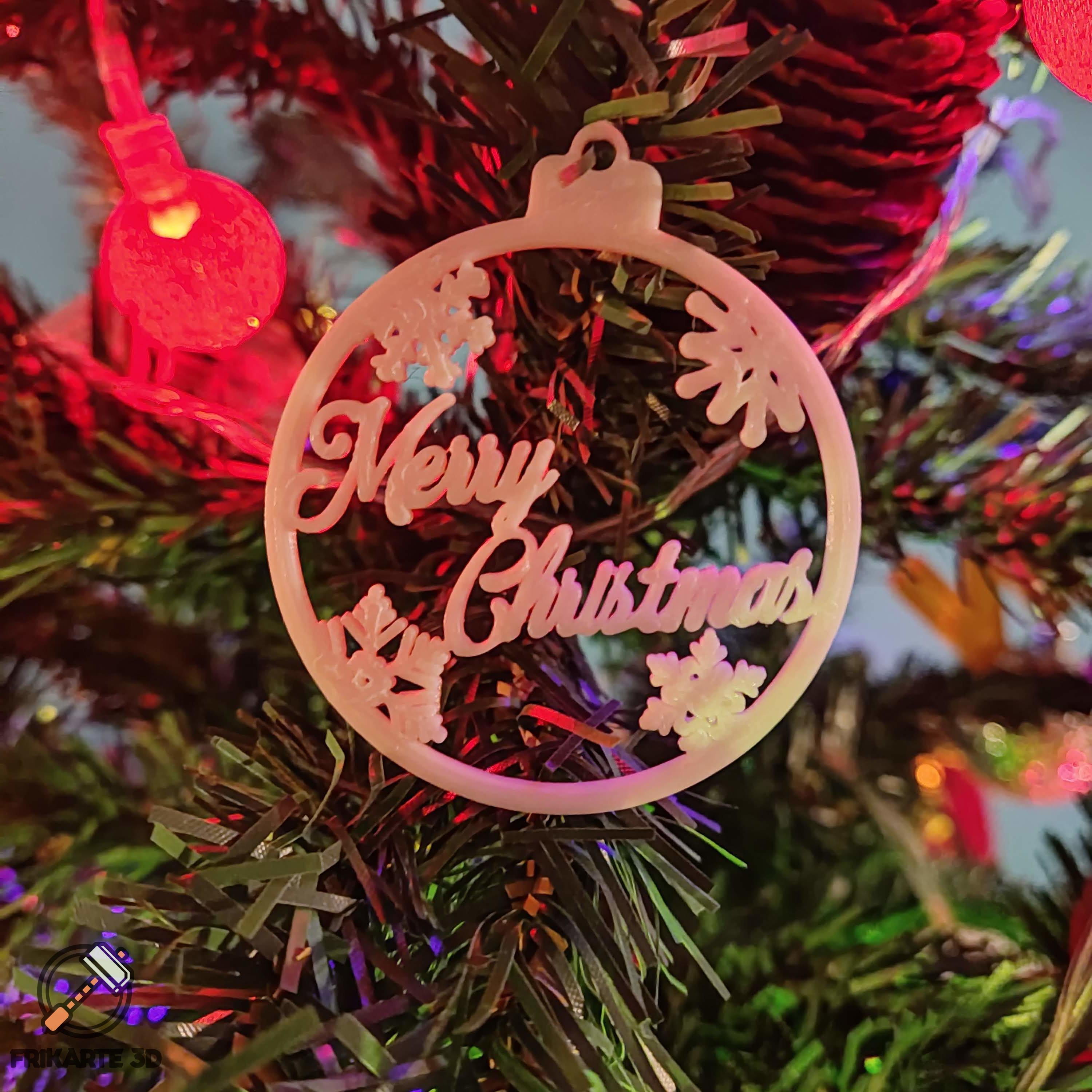 Merry Christmas Tree Decoration 🎄 3d model