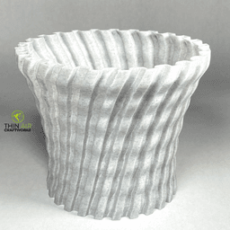 Zig Zag Planters (4 variations) 3d model