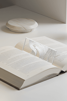 Ocean Bookmark, Gift Idea 3d model