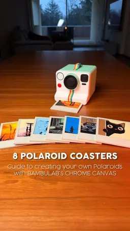 MEMORIES COASTERS | POLAROID COASTERS 3d model