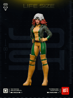 Life size Rogue 3D Printer STL 3d model