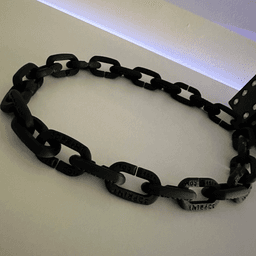 Regular Size Chain *NEW STYLE* 1.5" Deboss Edition 3d model