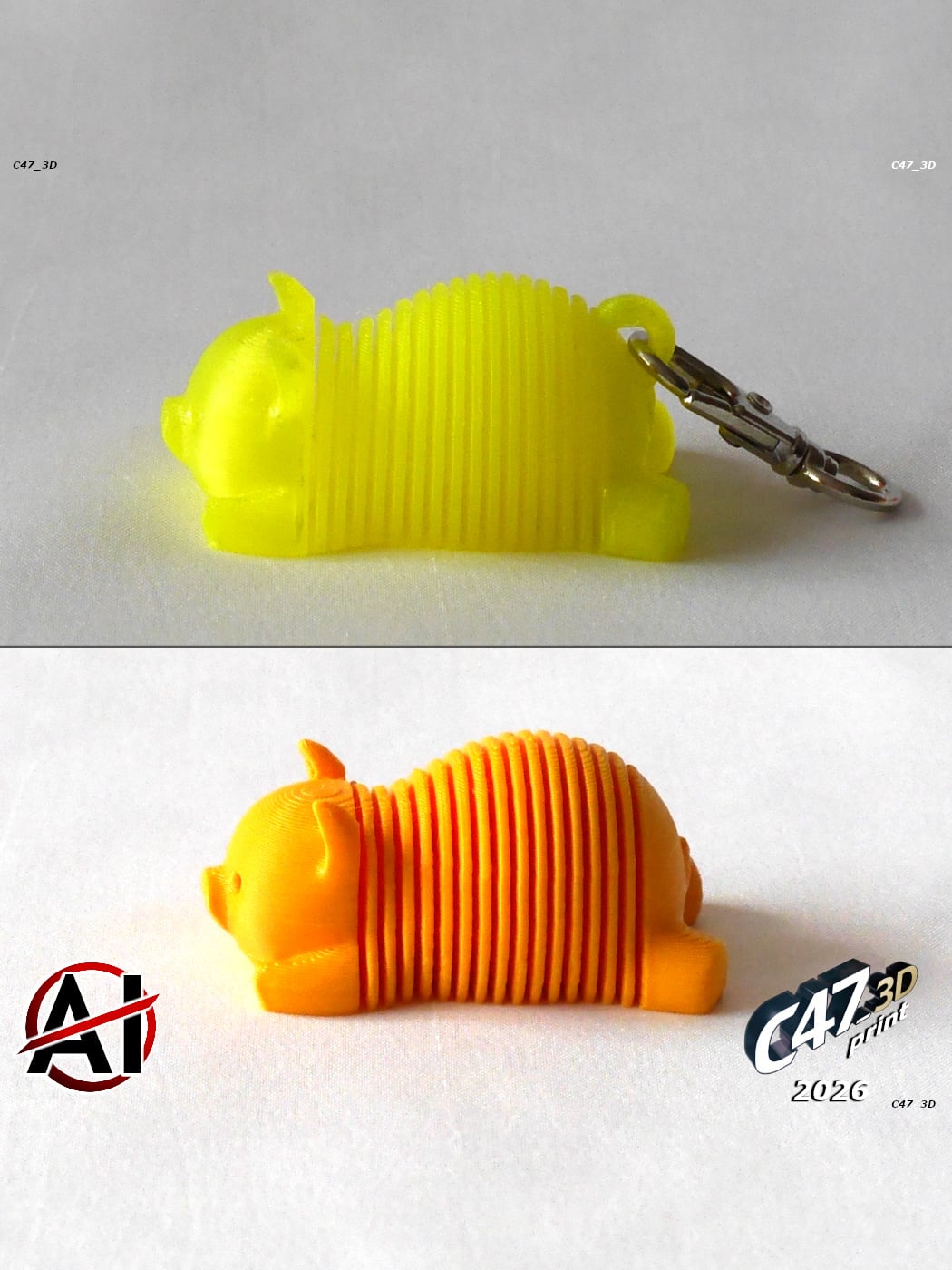 Springy Piggy 3d model