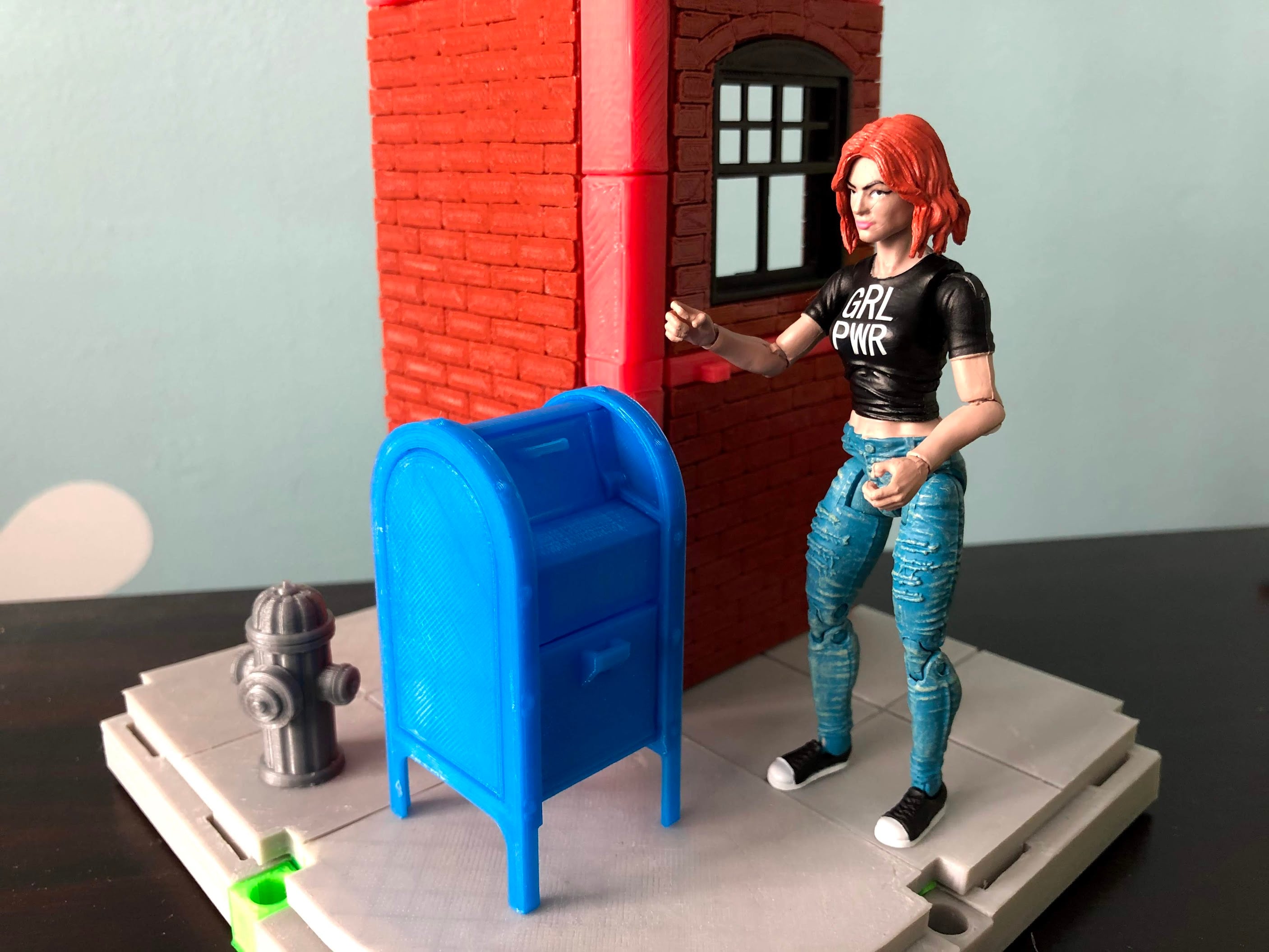 Mailbox (1:18 scale) 3d model