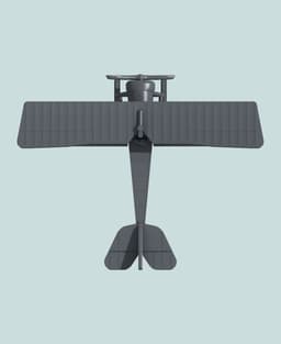 1:144 Sikorsky S-16 (Skis + Lewis) 3d model