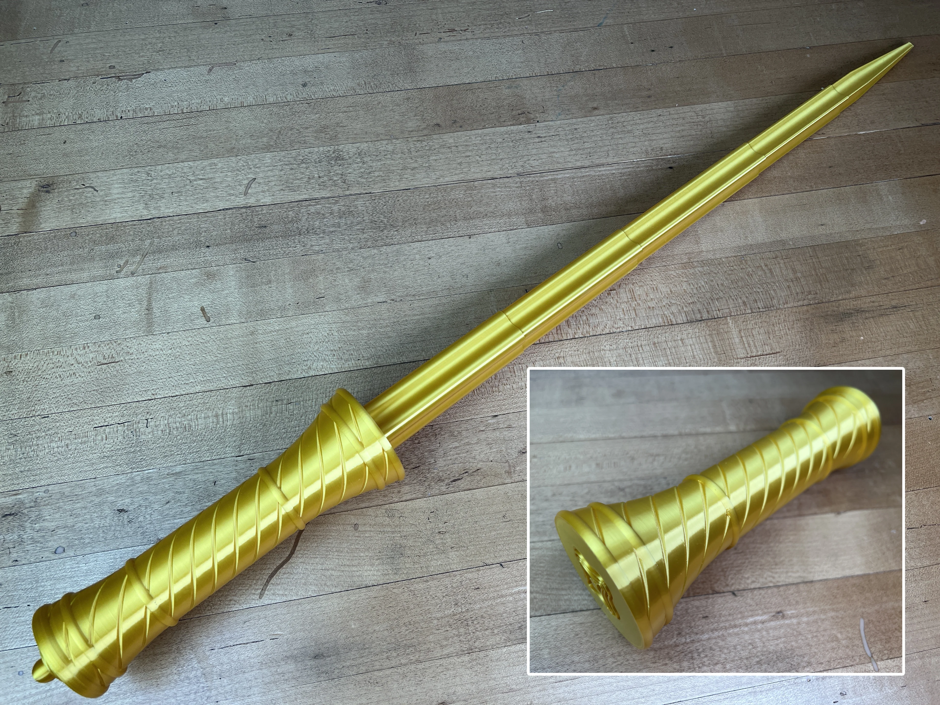 Collapsing Magic Sword Print-in-Place 3d model