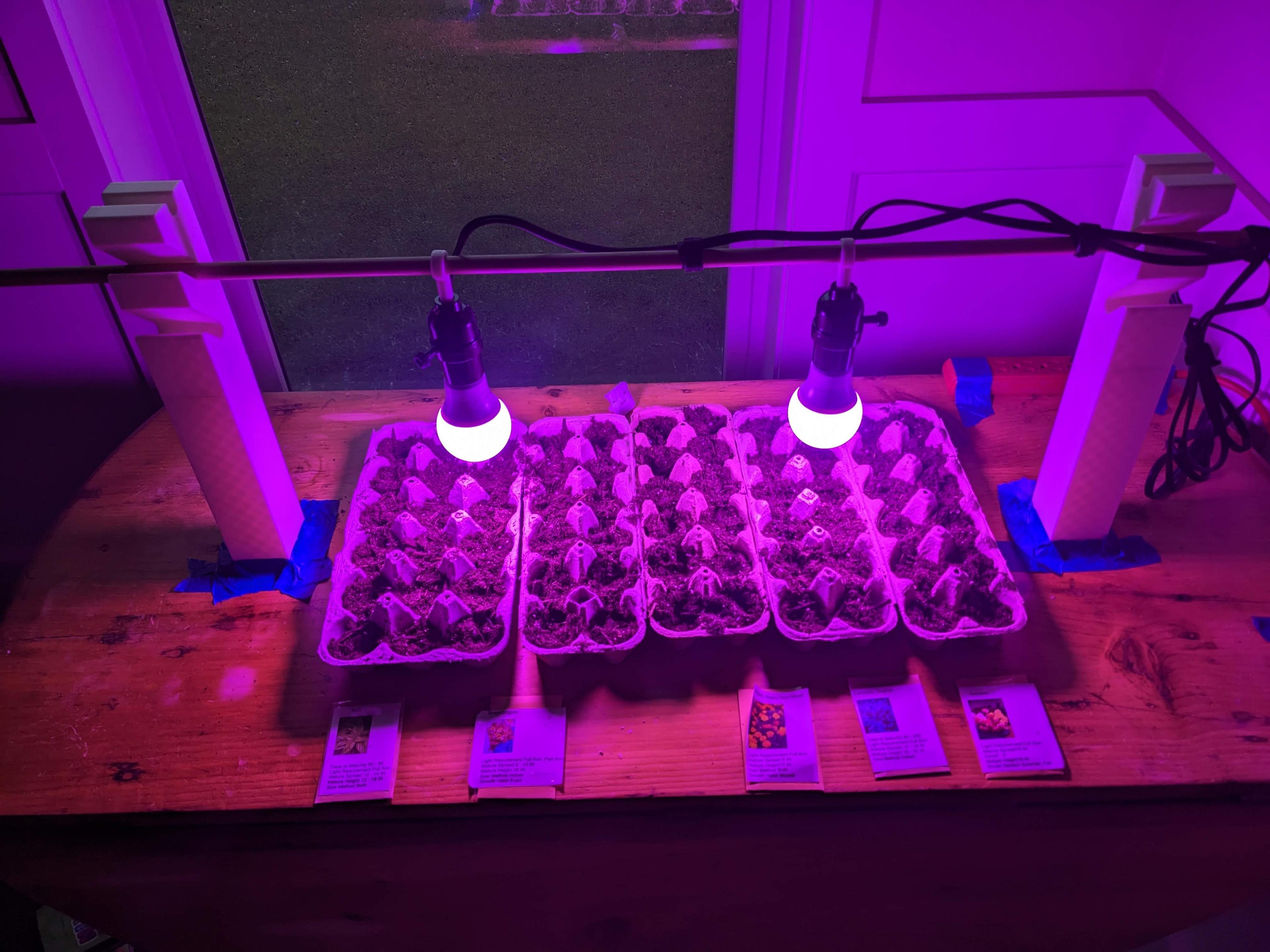 DIY Seedling Grow Light 3d model
