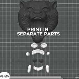 Black Panther Controller Holder / Suitable for Playstation and XBOX 3d model