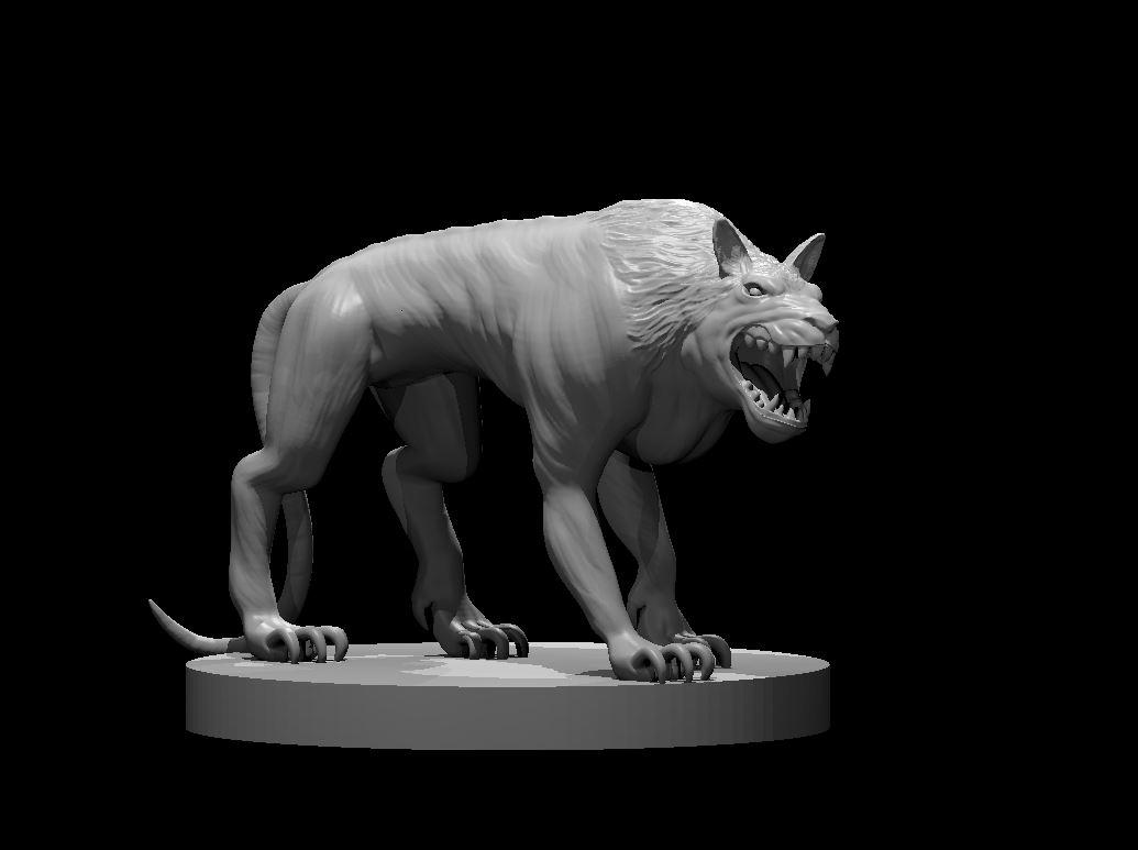 Hell Hound - **** Hound - 3d model render - D&D - 3d model