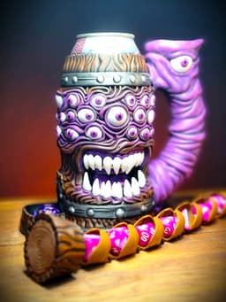 Mr Peepers 12oz Mimic Can Cozy Dice Tower 3d model