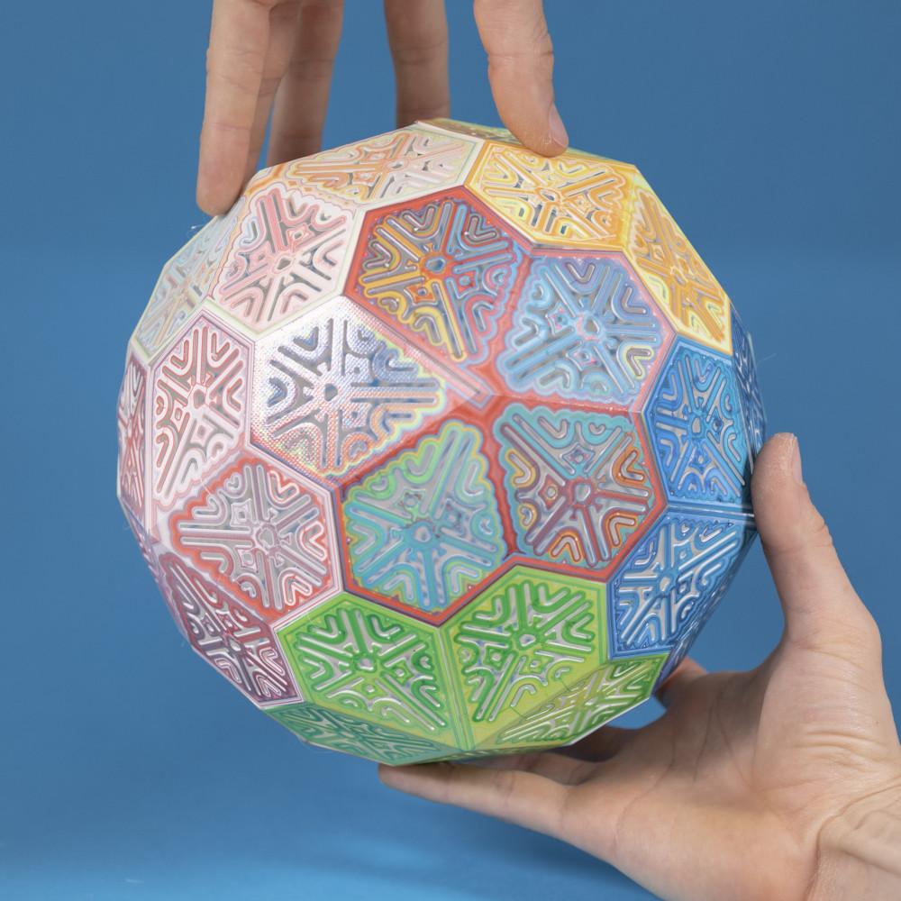Folding Pentagonal Hexacontahedron Puzzle 3d model