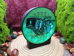 Pip-Boy Blueprint – Lightbox Front (Fallout Fanmade) 3d model