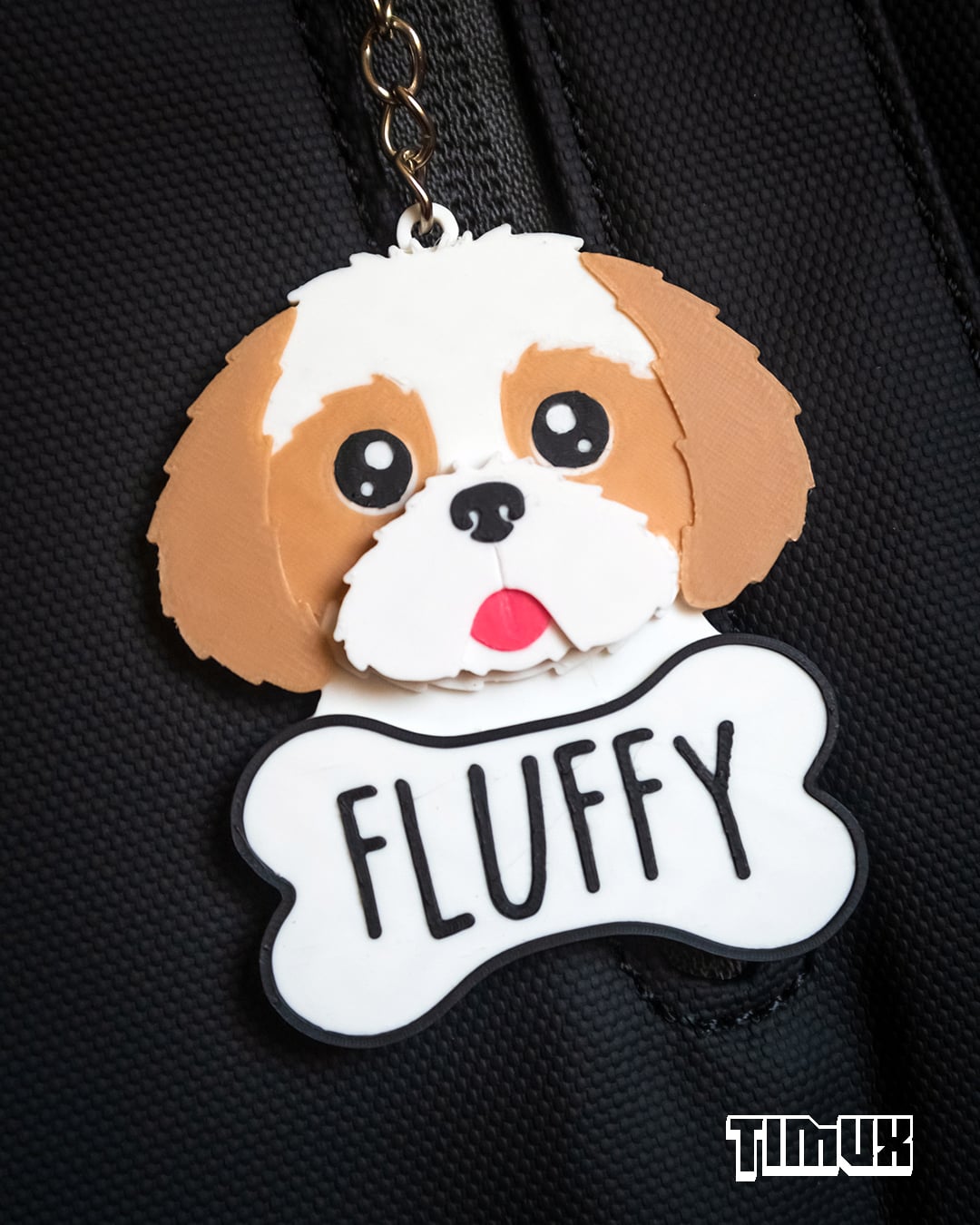 SHIH TZU KEYCHAIN SET 3d model