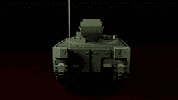 Ags Tcm-20 Prototype Light American USA Test Tank Military War Thunder Unmanned Turret Toy Prop Repl 3d model