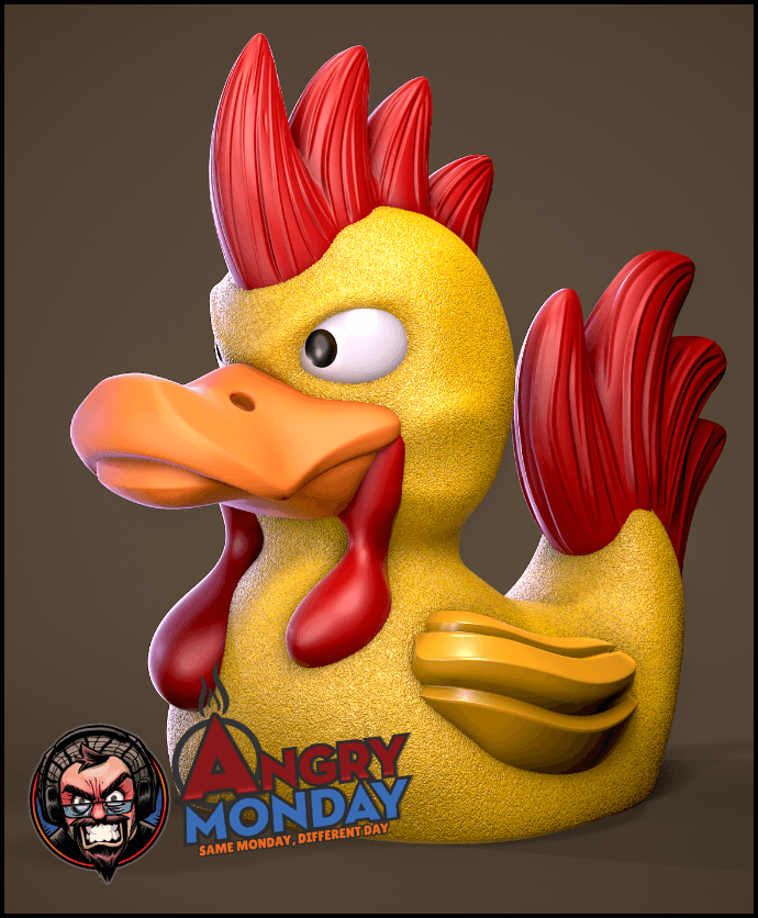 Rooster Duck 3d model