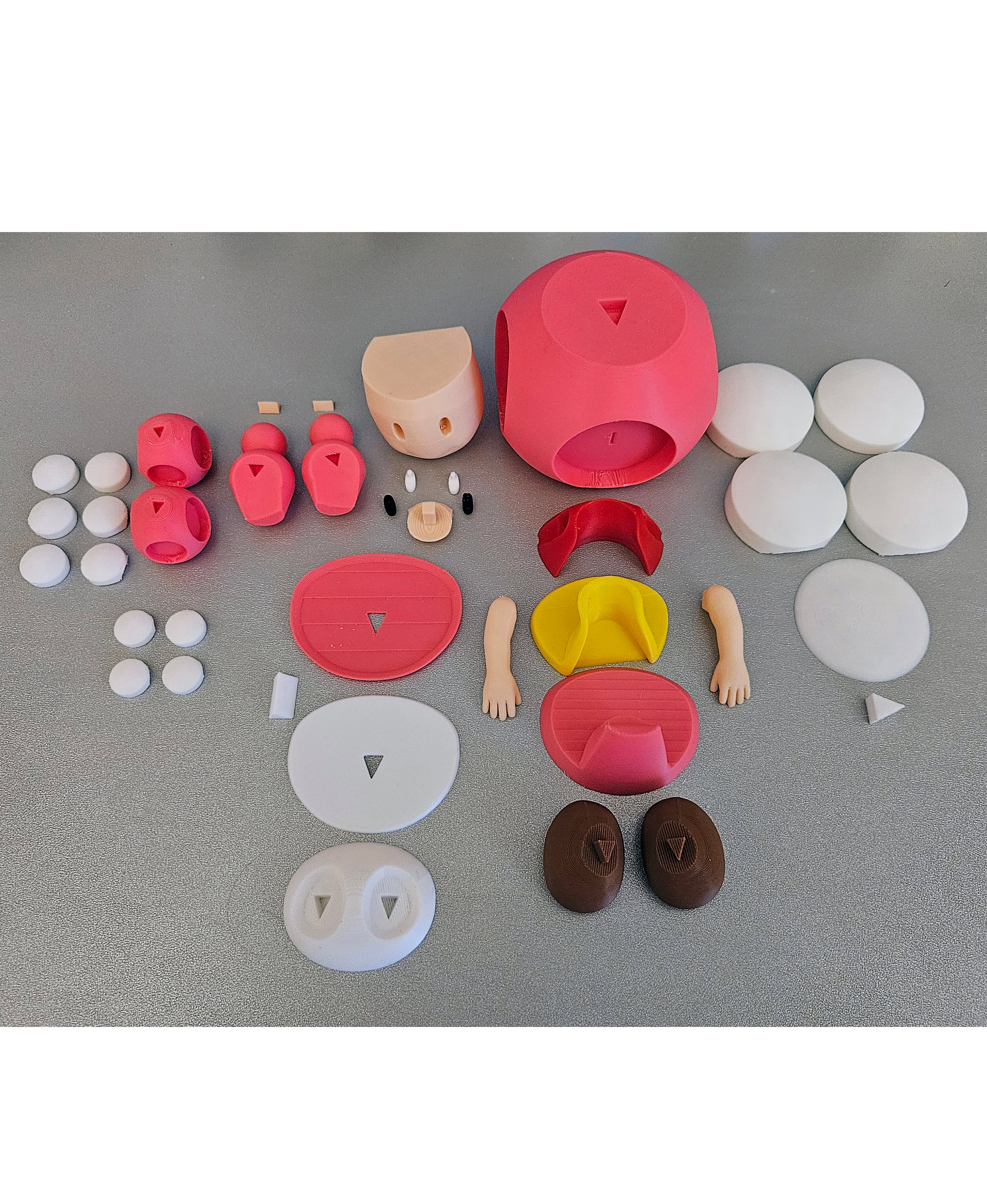 Toadette and Toad Ver. 2.0 3d model
