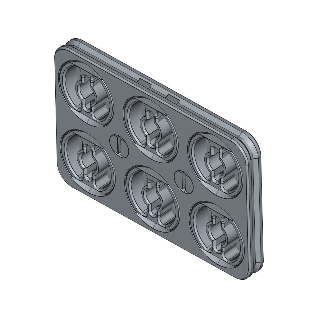 D-LOCK_PANEL.3X2-L-S 3d model