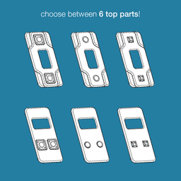 Diy Crypto wallet | Trezor one emulator 3d model