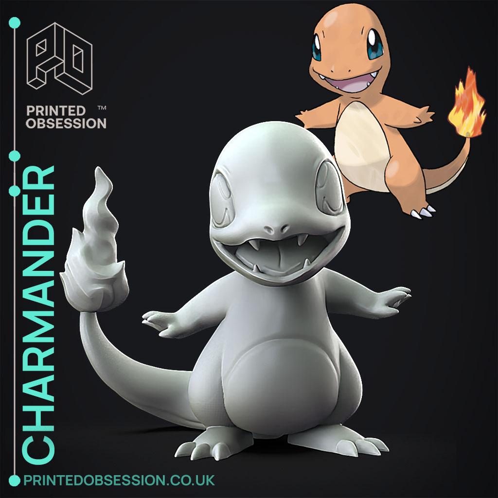 Charmander - Pokemon - Fan Art 3d model