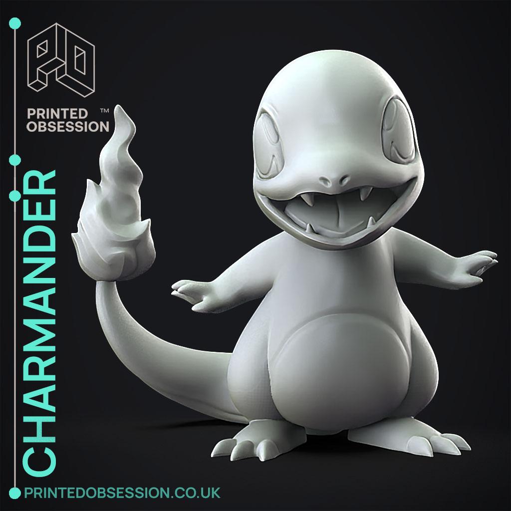 Charmander - Pokemon - Fan Art 3d model