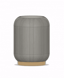 Ribbed Desk Lamp 3d model