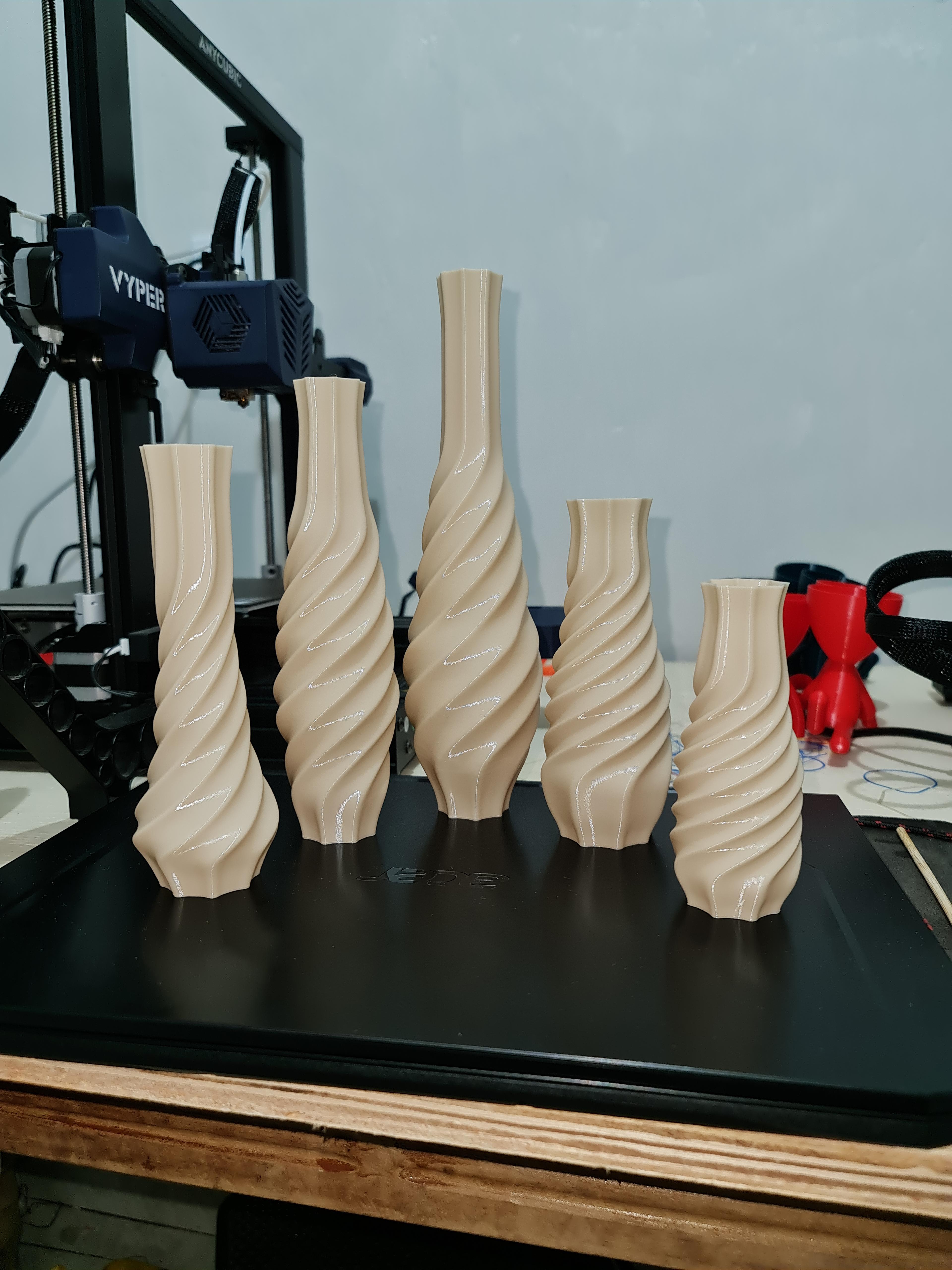 Spiral Screw Pack - Vase Mode 3d model
