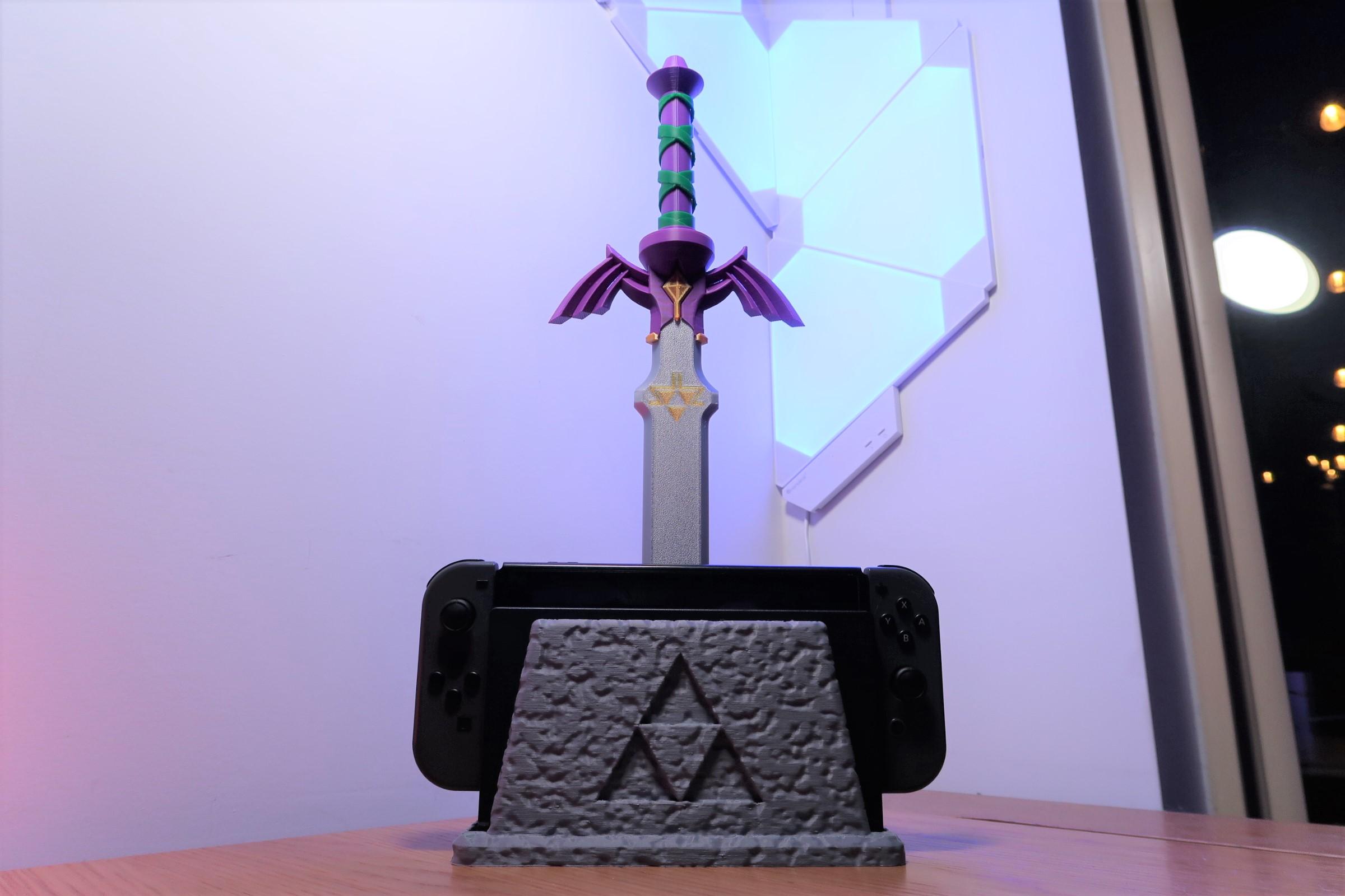 SWITCH DOCK WITH REMOVABLE MASTER SWORD 3d model