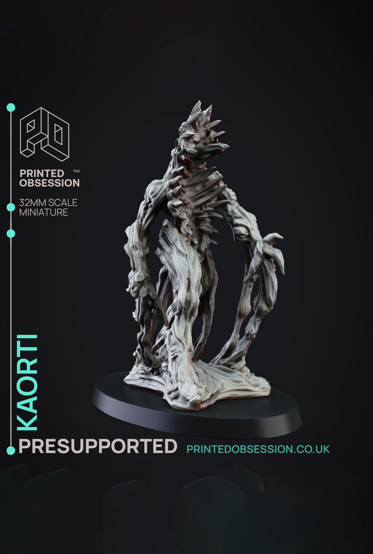 Kaorti - Creatures from Behind the Veil - PRESUPPORTED - Illustrated and Stats - 32mm scale			 3d model