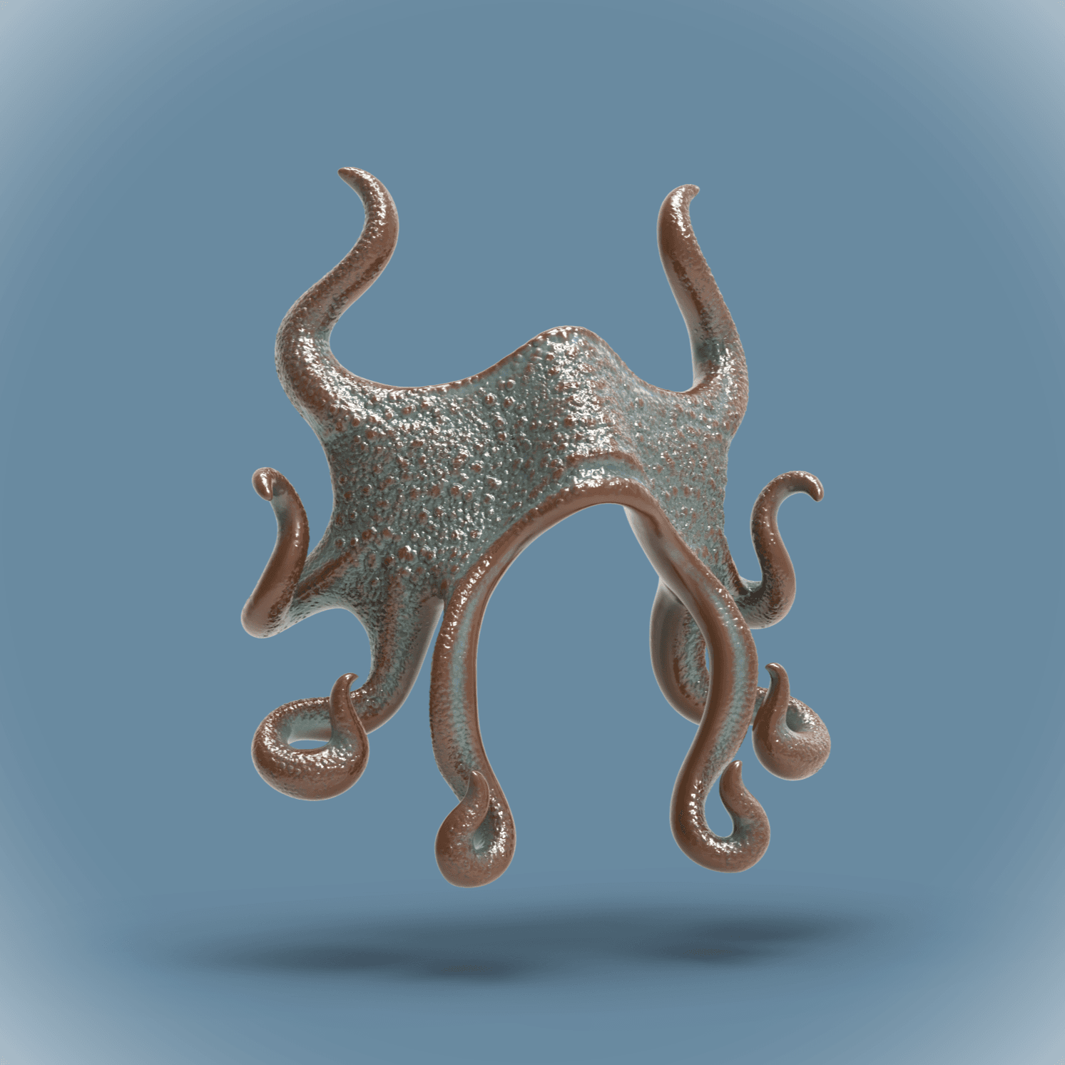 Cthulhu Inspired Mask -"Cryptid" (Sculptober Day2) 3d model