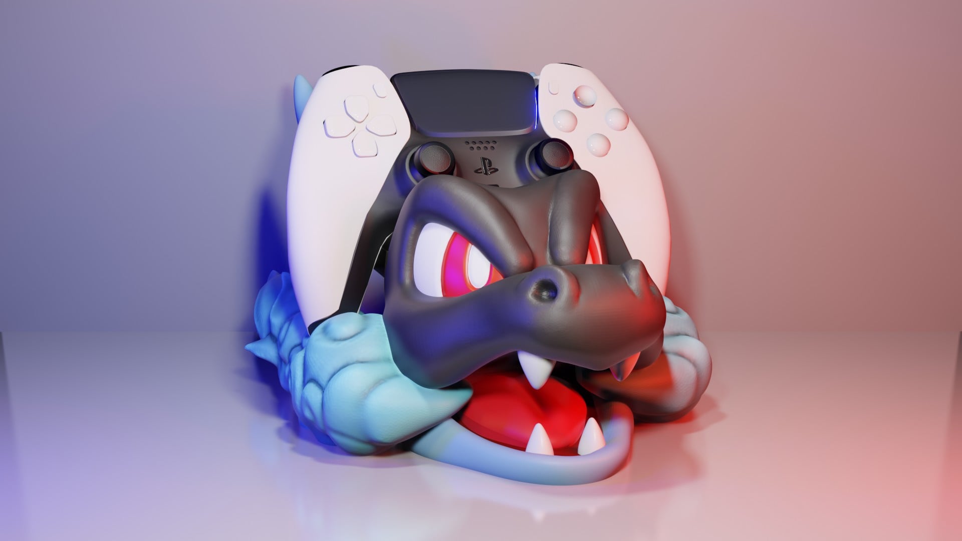 Mega Charizard X - Holder Controller 3d model
