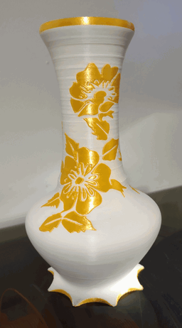 Victorian Display Stand and Vase 3d model
