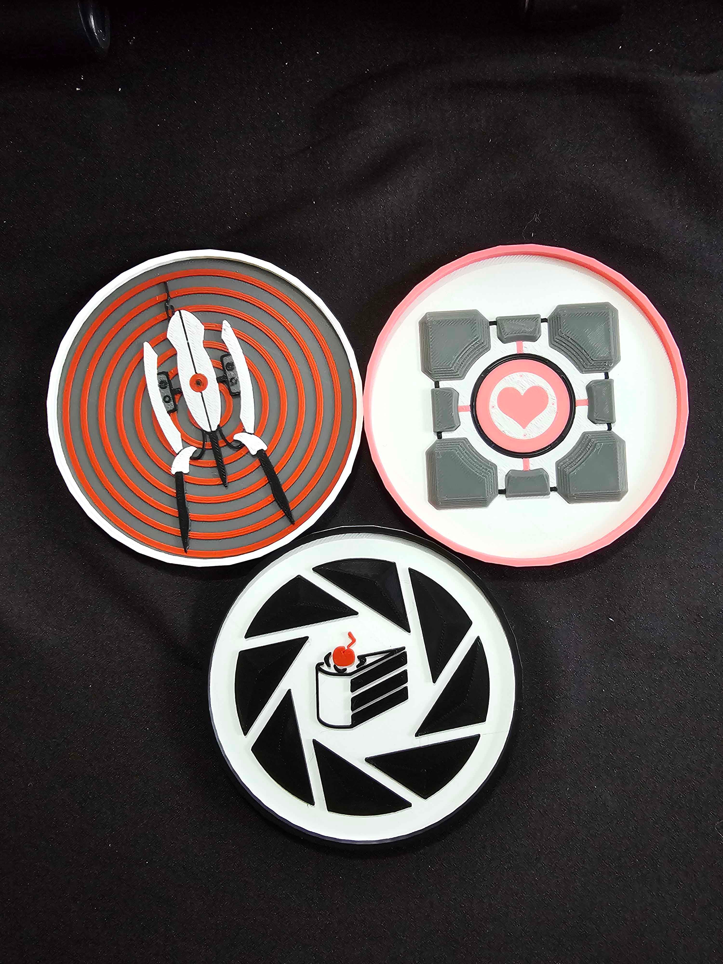 Portal Coaster Set.3mf 3d model