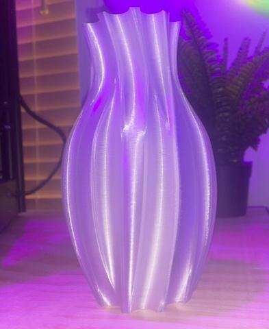 Zephyrus Vase.stl - GreenGate 3D Virgin Clear PETG - 3d model
