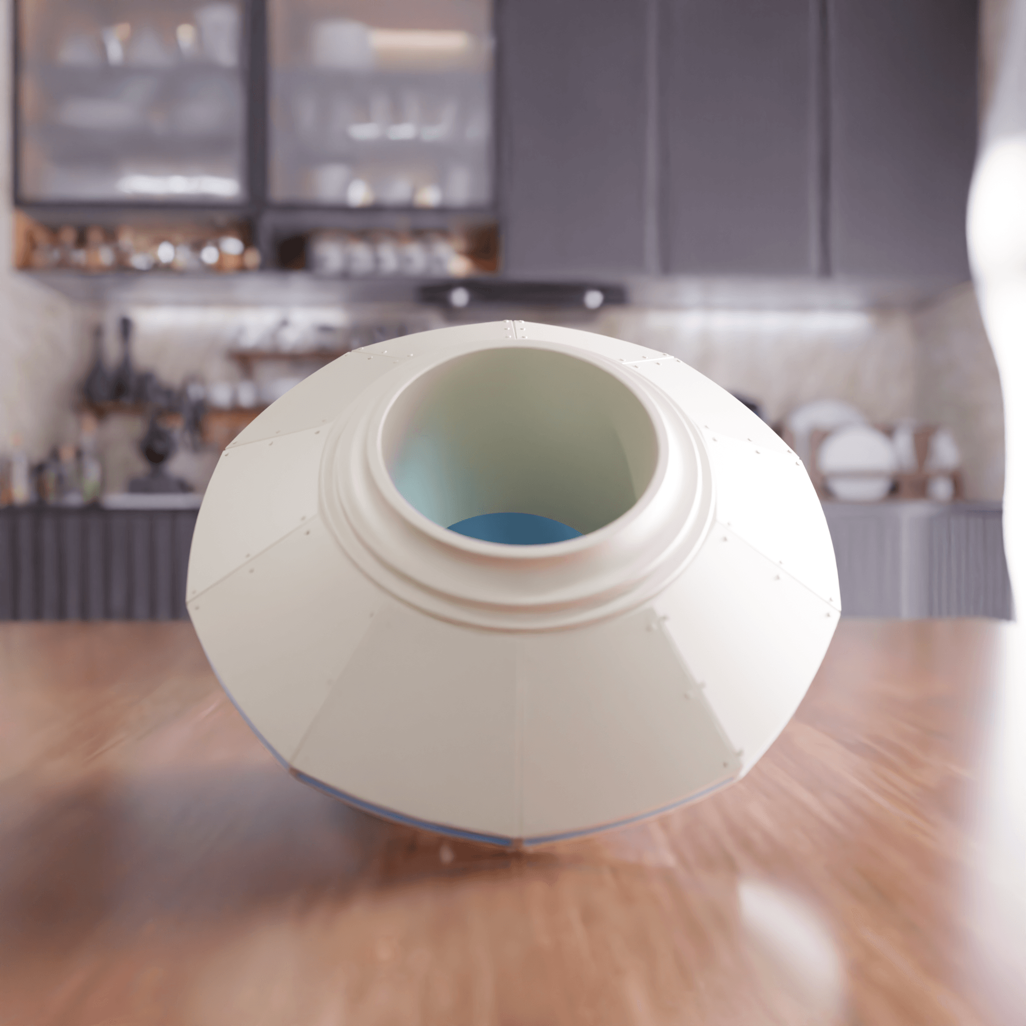 Retro-Futuristic UFO Model 3d model
