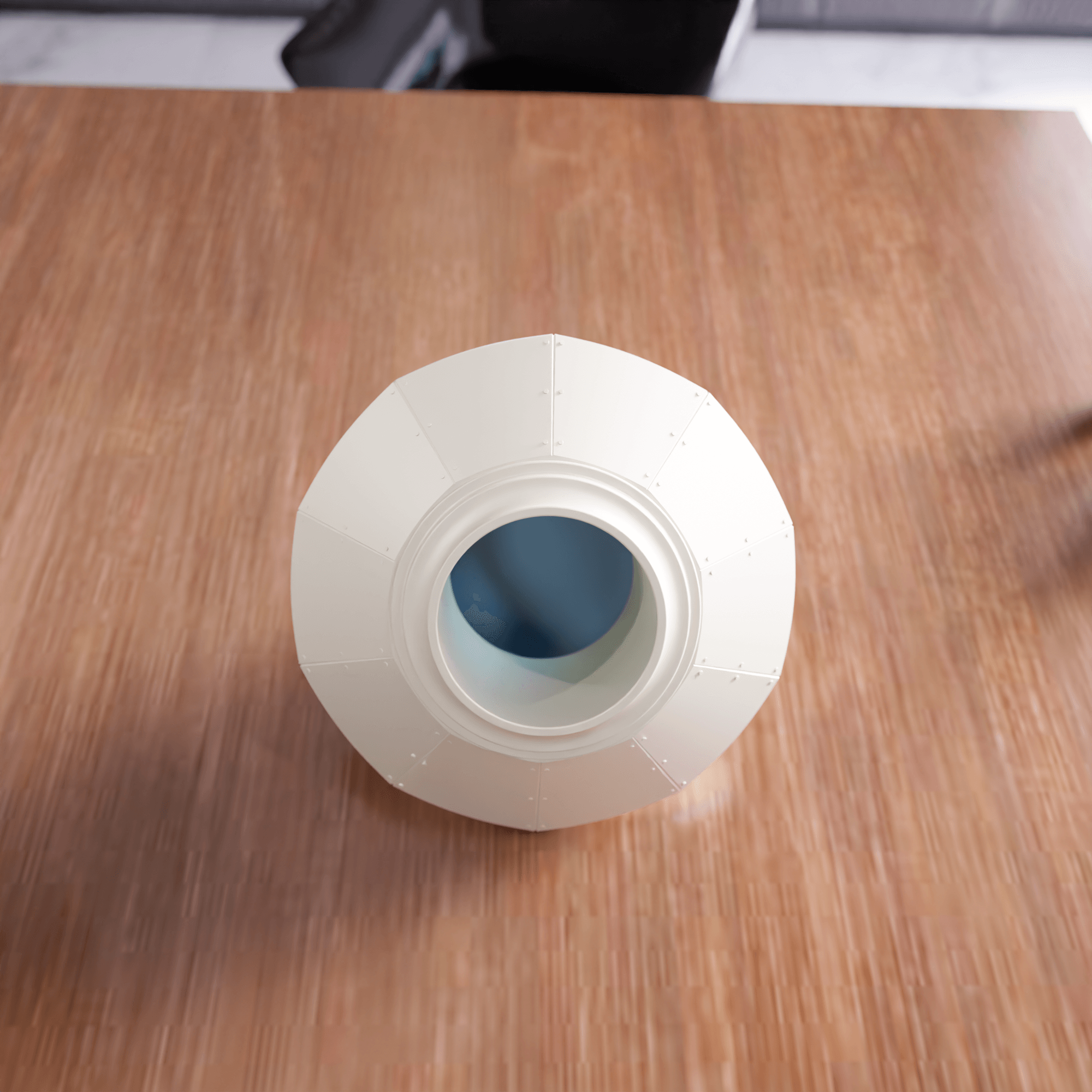 Retro-Futuristic UFO Model 3d model