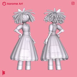 Ragatha The Amazing Digital Circus 3d model