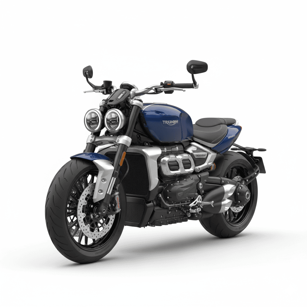 Triumph Rocket 3 R Muscle Motorcycle 3d model