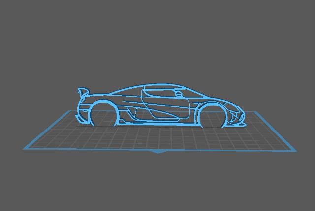 Koenigsegg - Agera RS Wall Art 3d model