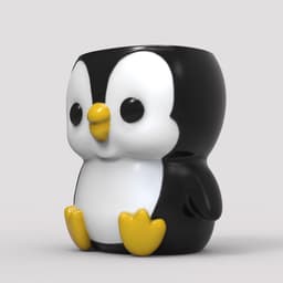 PENGUIN PLANTER POT 3d model