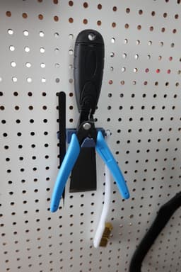 Creality 3D printer tool holder for 15mm peg board 3d model