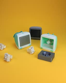 Retro iMac G3 Fidget Clicker Keychain 3d model